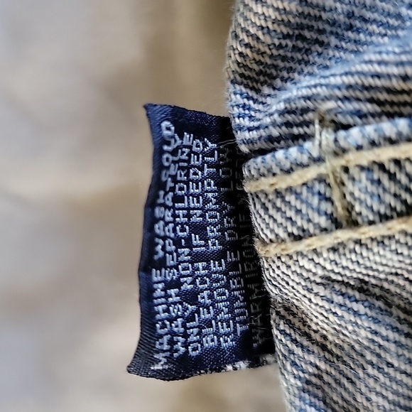 Men's Vintage Rue TwentyOne Jeans, Light Denim Blue, Size 36 X 34 - Picture 9 of 11